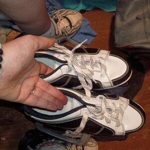 Stylish Black and White Kids Shoes